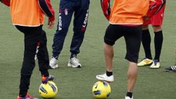 <b>ATENCIÓN. </b>Fabri quiere que su equipo esté hoy muy concentrado.