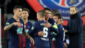 El PSG celebra un triunfo ante el Nantes