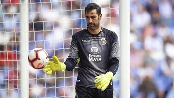 Diego López, jugador del Espanyol