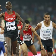 Positivo de Kiprop, con un oro olímpico y tres mundiales (1.500)