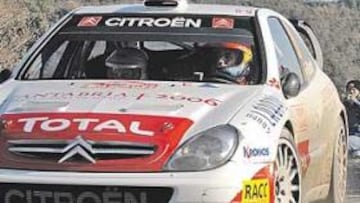 <b>DEJÓ SU SELLO. </b>Aunque se tomó la jornada final con cierta prudencia para conseguir acabar, Dani Sordo evidenció su altísimo nivel de pilotaje con el Citroën Xsara.