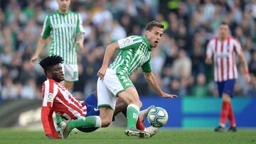 Canales, ante el Atl&eacute;tico.