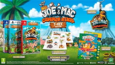 ¡Vuelven Joe & Mac! Primer tráiler del remake de Caveman Ninja y extras de la T-Rex Edition