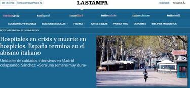 Lorenzo Sanz y Pedro S¨¢nchez, protagonistas espa?oles en la Prensa internacional