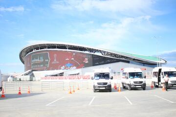 Otra postal del estadio de Kazán.