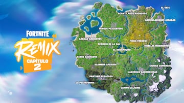 fortnite remix capitulo 2 nuevo mapa nuevas zonas