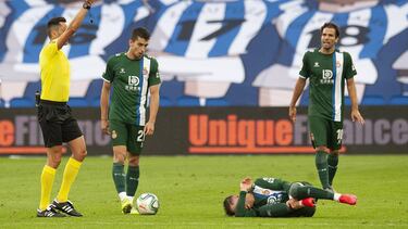 02/07/20 PARTIDO PRIMERA DIVISION CORONAVIRUS COVID19 REAL SOCIEDAD - ESPANYOL LESION