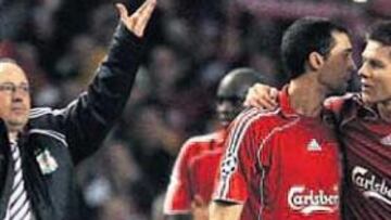 <b>MUY 'SPANISH'. </b>Rafa Benítez tiene en Arbeloa y Xabi Alonso a dos de los jugadores principales para su Liverpool.