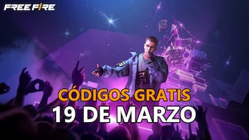 codigos free fire 19 de marzo