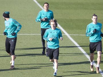 Benzema, Keylor Navas, Modric y Bale.