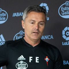 Escribá: "Aspas está perfecto para jugar contra el Huesca"