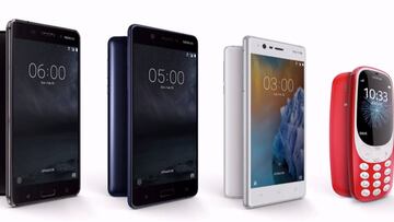 Características, precio y lanzamiento de los Nokia 6, Nokia 5 Nokia 3 y Nokia 3310