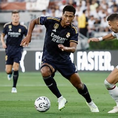 Aprobados y suspensos del Madrid contra el Milan: de la ilusión por Bellingham al Vinicius de siempre