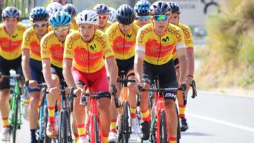 Selecci&oacute;n espa&ntilde;ola de ciclismo.