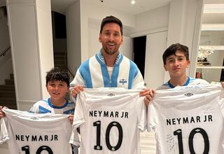 El guiño de Neymar a Messi: “Del príncipe al genio”