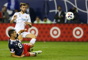 0-1. Borja Mayoral marcó el primer gol.