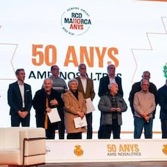 El RCD Mallorca homenajea a sus socios/abonados más antiguos