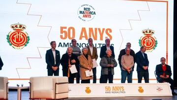 Homenaje a los socios y abonados de 50 o más años del RCD Mallorca.