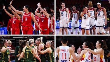 Canad¨¢-EEUU y Australia-China, semifinales del Mundial