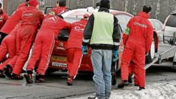 La retirada de Loeb.