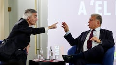 Laporta y Font, a ‘tortas’ en el primer debate