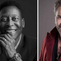 La foto inédita de Pelé tocando la guitarra junto a Mijares