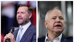Tim Walz - JD Vance VP debate: date, time, how to watch online and on TV