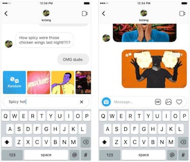 Cómo divertirse en Instagram enviando GIFs 'random'