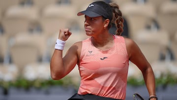 Jessica Bouzas, en Roland Garros.