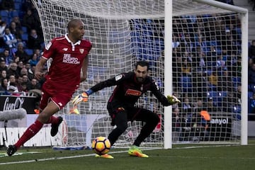 Sevilla in action against Espanyol in LaLiga