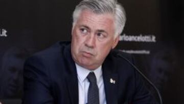 Ancelotti, en la presentación de su web y redes sociales.