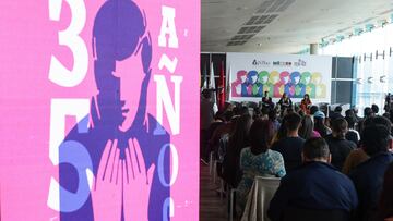 BOGOTÁ, 13 de abril de 2023. Se llevó a cabo la rueda de prensa de la versión 35 de la Feria Internacional del Libro de Bogotá, donde fue presentado a Mexico como país invitado y Cali como ciudad invitada. (Colprensa - John Paz)