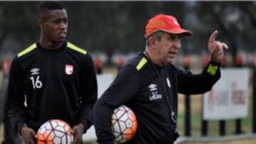 Gerardo Pelusso, técnico de Independiente Santa Fe