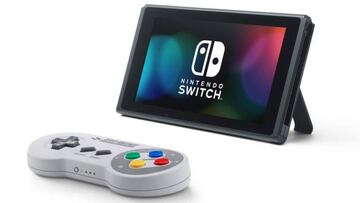 Nuevo mando inalámbrico de SNES compatible con Nintendo Switch