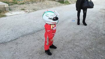 Salvatore Iavarone, un piloto de solo 2 años y medio.