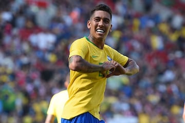 Firmino celebrates 