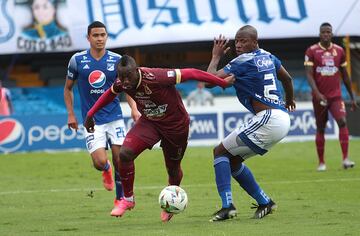 Con un doblete de Juan Fernando Caicedo, el equipo de Ibagué le dio la vuelta al marcador para el 2-1 final. Consiguió su tercera estrella del fútbol colombiano.