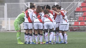 Jugadoras del Rayo Vallecano.