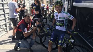 Chaves: "Fue increíble aguantar a Froome en el primer test serio"