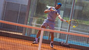 Nadal ya se entrena en su Academia: objetivo Montecarlo