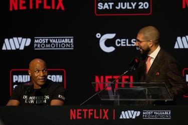 Comienza el show: Tyson y Paul, cara a cara en Nueva York