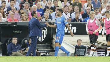 Bordalás y Jorge Molina.