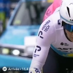 Lutsenko bate a Izagirre y Pöstlberger defiende el amarillo