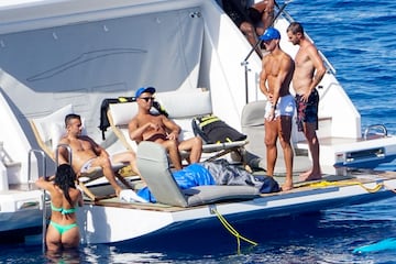 Cristiano Ronaldo y Georgina Rodríguez disfrutaron en las Islas Baleares de sus vacaciones.