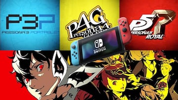 Persona 3, Persona 4: Golden y Persona 5: Royal anunciados también para Nintendo Switch