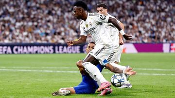 16/09/2025 PARTIDO CHAMPIONS LEAGUE PRIMERA JORNADA FASE LIGA
REAL MADRID - OLYMPIQUE DE MARSELLA
PENALTI MANO FACUNDO MEDINA
VINICIUS JR