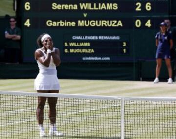 La final femenina de Wimbledon en im¨¢genes