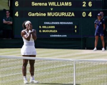 La final femenina de Wimbledon en imágenes