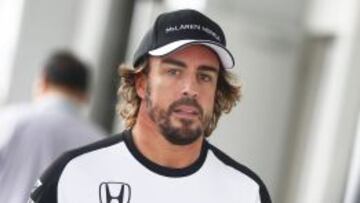 El piloto español de Fórmula Uno Fernando Alonso.