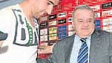 Raúl García, en su adiós.